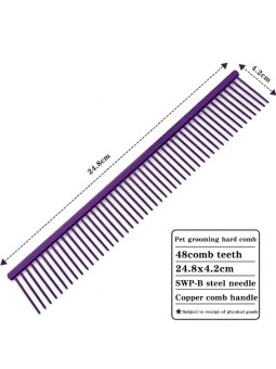 Tibi Groom Hard Comb Copper Handle 24,8cm