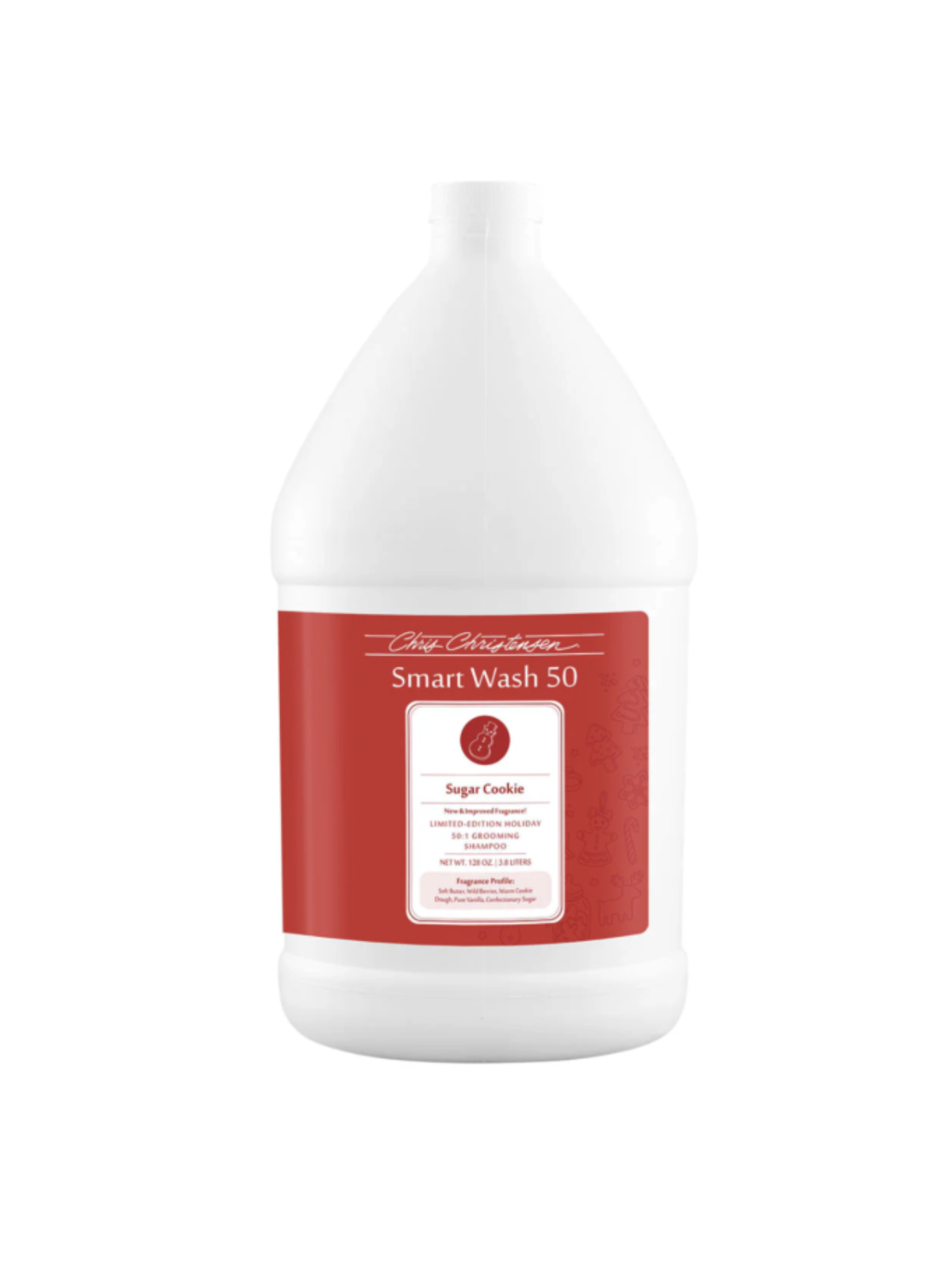 Chris Christensen Systems Smart Wash 50 Holiday Collection Sugar Cookie Shampoo 3.8 L